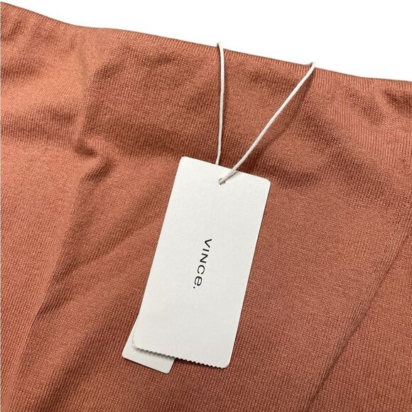 NWT VINCE Stretch Cotton Overlap Skirt Size Small - Picture 9 of 11